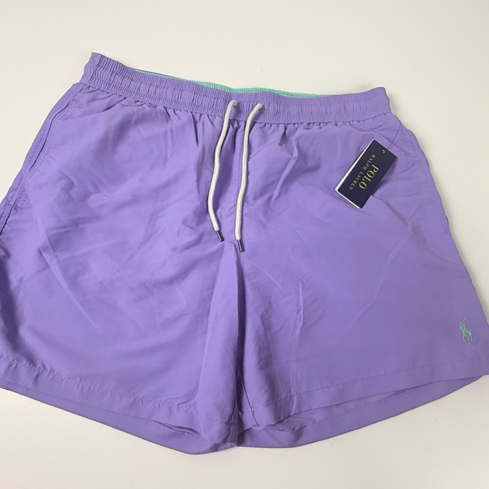 RL Traveler Mesh Brief Swim Trunks Shorts Polo Ralph Lauren NWT w Pony Logo New